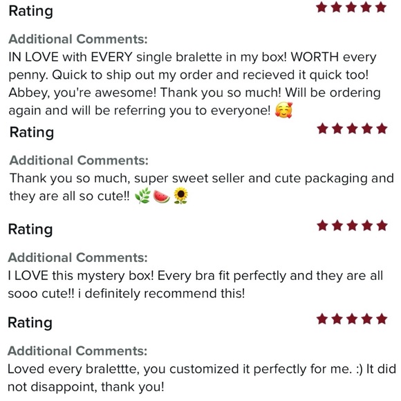 BRALETTE MYSTERY BOX🍑 - Picture 14 of 15
